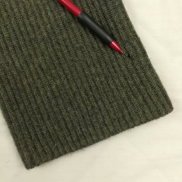 Everlane 100% Cashmere Ribbed Mock Neck Pullover Sweater *Flaw - Picture 7 of 7